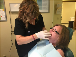 Dental screening, NOSW Foundation, Appalachian woman participant
